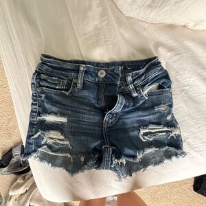 American Eagle jean shorts size 0